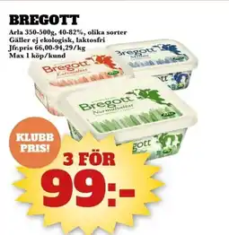 Bonum Matmarknad Arla Bregott erbjuda