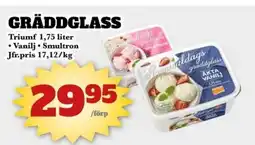 Bonum Matmarknad Triumf Gräddglass erbjuda