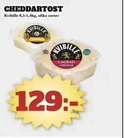 Bonum Matmarknad Kvibille Cheddartost erbjuda