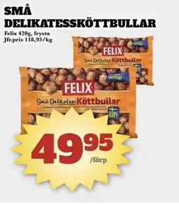 Bonum Matmarknad FELIX Små delikatessköttbullar erbjuda