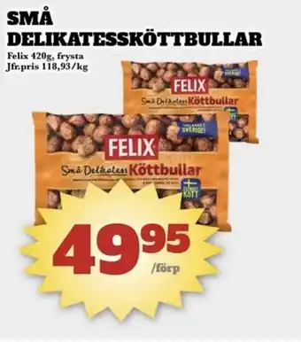 FELIX Små delikatessköttbullar