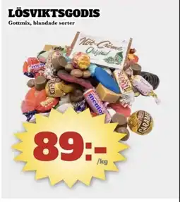 Bonum Matmarknad Lösviktsgodis erbjuda