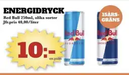 Bonum Matmarknad Red Bull Energidryck erbjuda