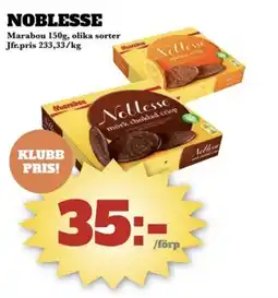 Bonum Matmarknad Marabou Noblesse erbjuda