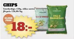 Bonum Matmarknad Gårdschips Chips erbjuda