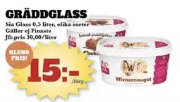 Bonum Matmarknad Sia Gräddglass erbjuda