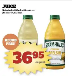 Bonum Matmarknad Brämhults Juice erbjuda