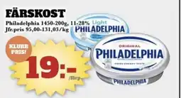 Bonum Matmarknad PHILADELPHIA Färskost erbjuda