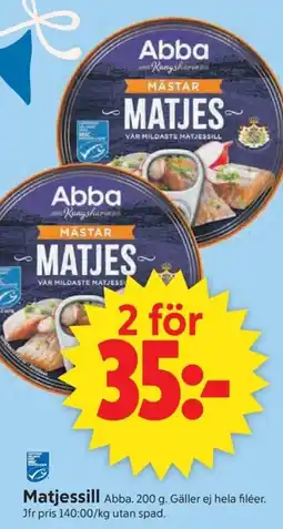 ICA Supermarket Abba Matjessill erbjuda
