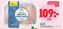 ICA Supermarket Kronfågel Färsk kycklingfilé erbjuda