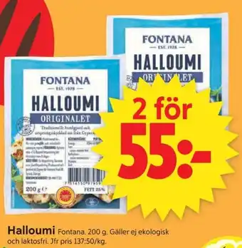 ICA Supermarket Fontana Halloumi erbjuda