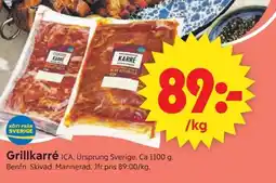 ICA Supermarket ICA Grillkarré erbjuda