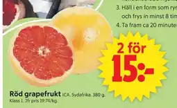 ICA Supermarket Röd grapefrukt erbjuda
