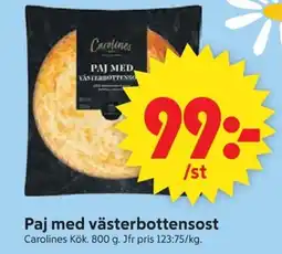 ICA Supermarket Carolines Kök Paj med västerbottensost erbjuda