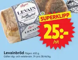 ICA Supermarket Pågen Levainbröd erbjuda
