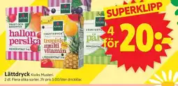 ICA Supermarket Kiviks Musteri Lättdryck erbjuda
