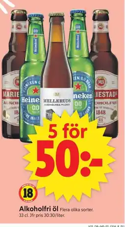 ICA Supermarket Alkoholfri öl erbjuda
