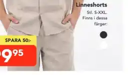 Bo Ohlsson Linneshorts erbjuda