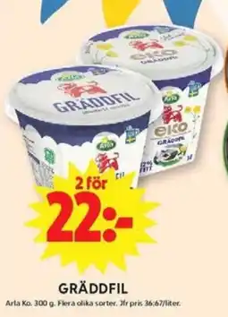 ICA Maxi Arla Gräddfil erbjuda