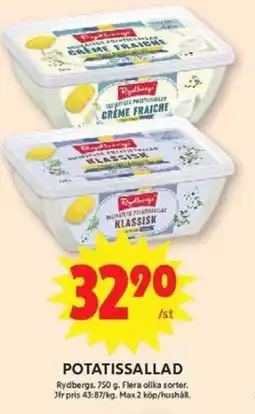 ICA Maxi Rydbergs Potatissallad erbjuda