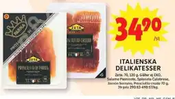 ICA Maxi Zeta ITALIENSKA DELIKATESSER erbjuda