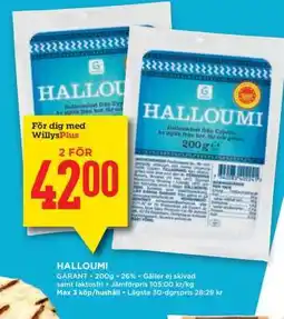 Willys Hemma HALLOUMI erbjuda