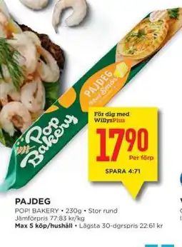 Willys PAJDEG erbjuda