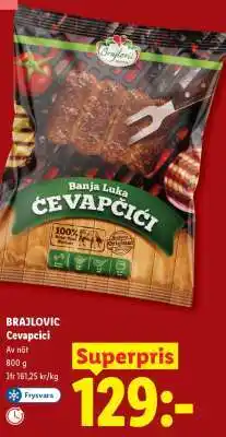 Lidl BRAJLOVIC Cevapcici erbjuda
