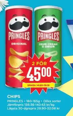Willys Pringles erbjuda