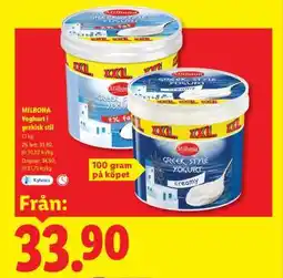 Lidl MILBONA Yoghurt i grekisk stil erbjuda