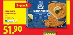 Lidl Chef Select Fläskschnitzel erbjuda