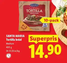 Lidl SANTA MARIA Tortilla bröd erbjuda