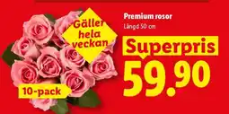 Lidl Premium rosor erbjuda