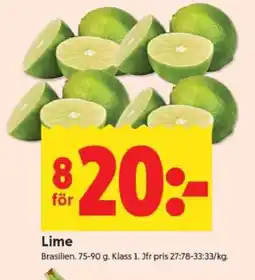 ICA Supermarket Lime erbjuda