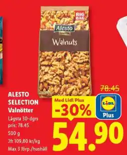 Lidl Alesto Selection Valnötter erbjuda