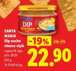 Lidl Santa Maria Dip nacho cheese style erbjuda