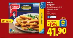 Lidl Findus Fiskpinnar erbjuda