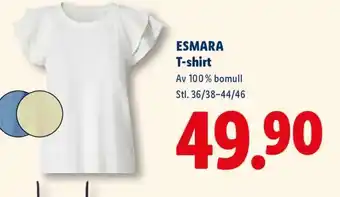 Lidl ESMARA T-shirt erbjuda