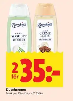 ICA Supermarket Duschcreme erbjuda