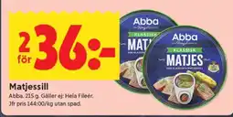 ICA Supermarket MATJESSILL erbjuda