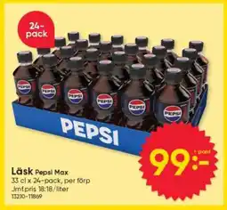 Stora Coop Läsk Pepsi Max erbjuda