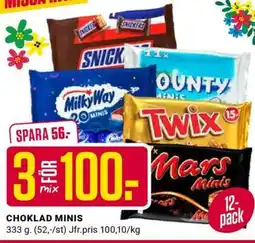 DollarStore CHOKLAD MINIS erbjuda