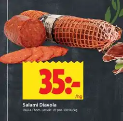 ICA Supermarket Salami Diavola erbjuda