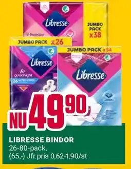 DollarStore LIBRESSE BINDOR erbjuda