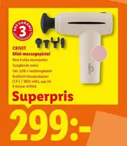 Lidl CRIVIT Mini-massagepistol erbjuda