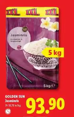 Lidl Golden Sun Jasminris erbjuda