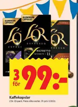 ICA Supermarket KAFFEKAPSLAR erbjuda