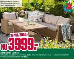 DollarStore Hörnsoffa Løkken erbjuda