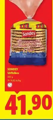 Lidl Sondey Våffelkex erbjuda