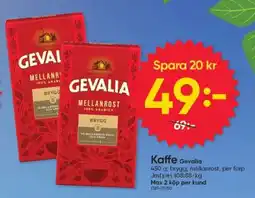 Stora Coop Kaffe Gevalia erbjuda